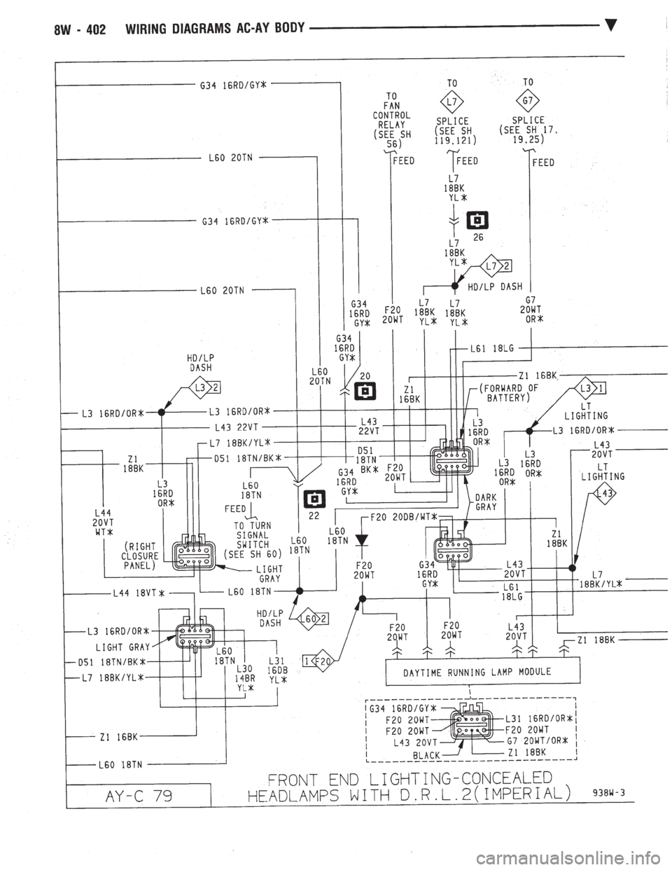 CHEVROLET DYNASTY 1993  Service Manual 