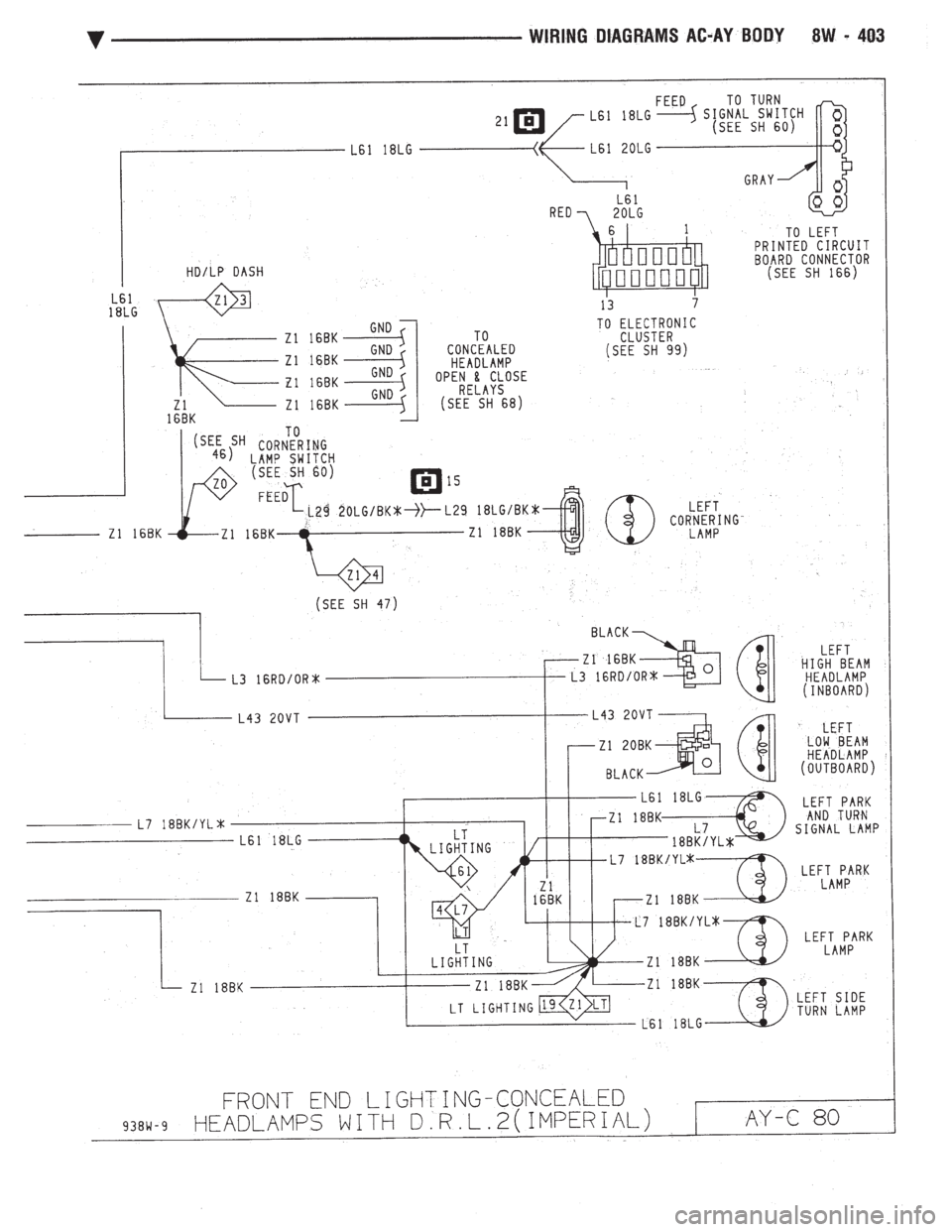 CHEVROLET DYNASTY 1993  Service Manual 
