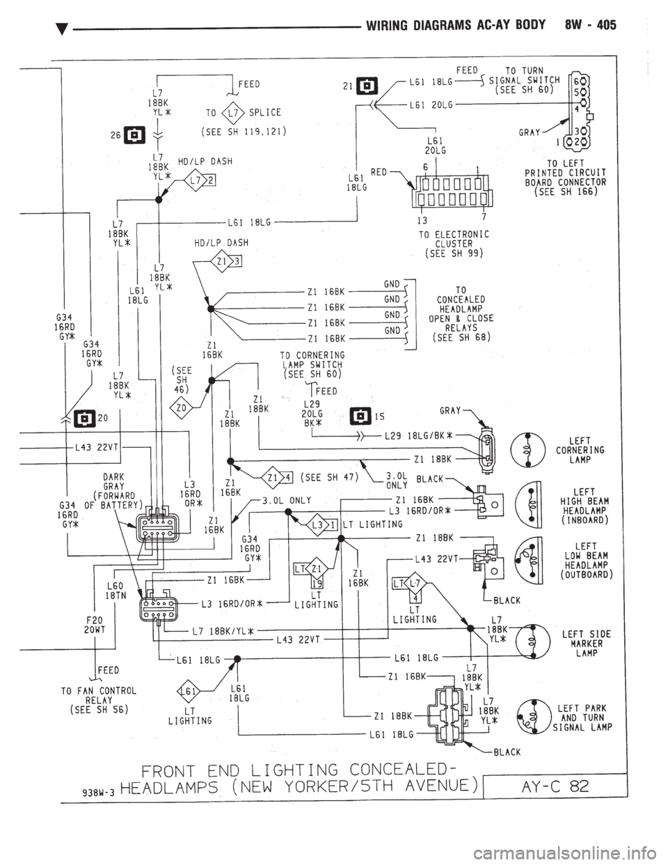 CHEVROLET DYNASTY 1993  Service Manual 