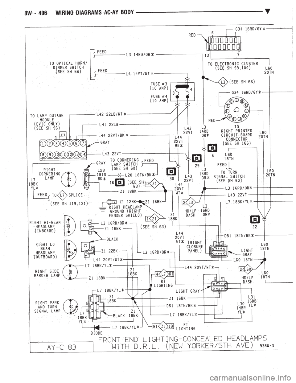 CHEVROLET DYNASTY 1993  Service Manual 