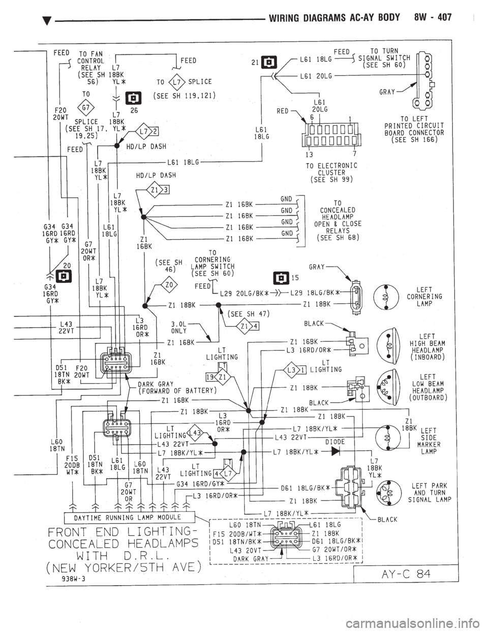 CHEVROLET DYNASTY 1993  Service Manual 