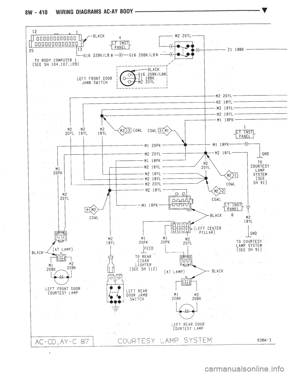 CHEVROLET DYNASTY 1993  Service Manual 