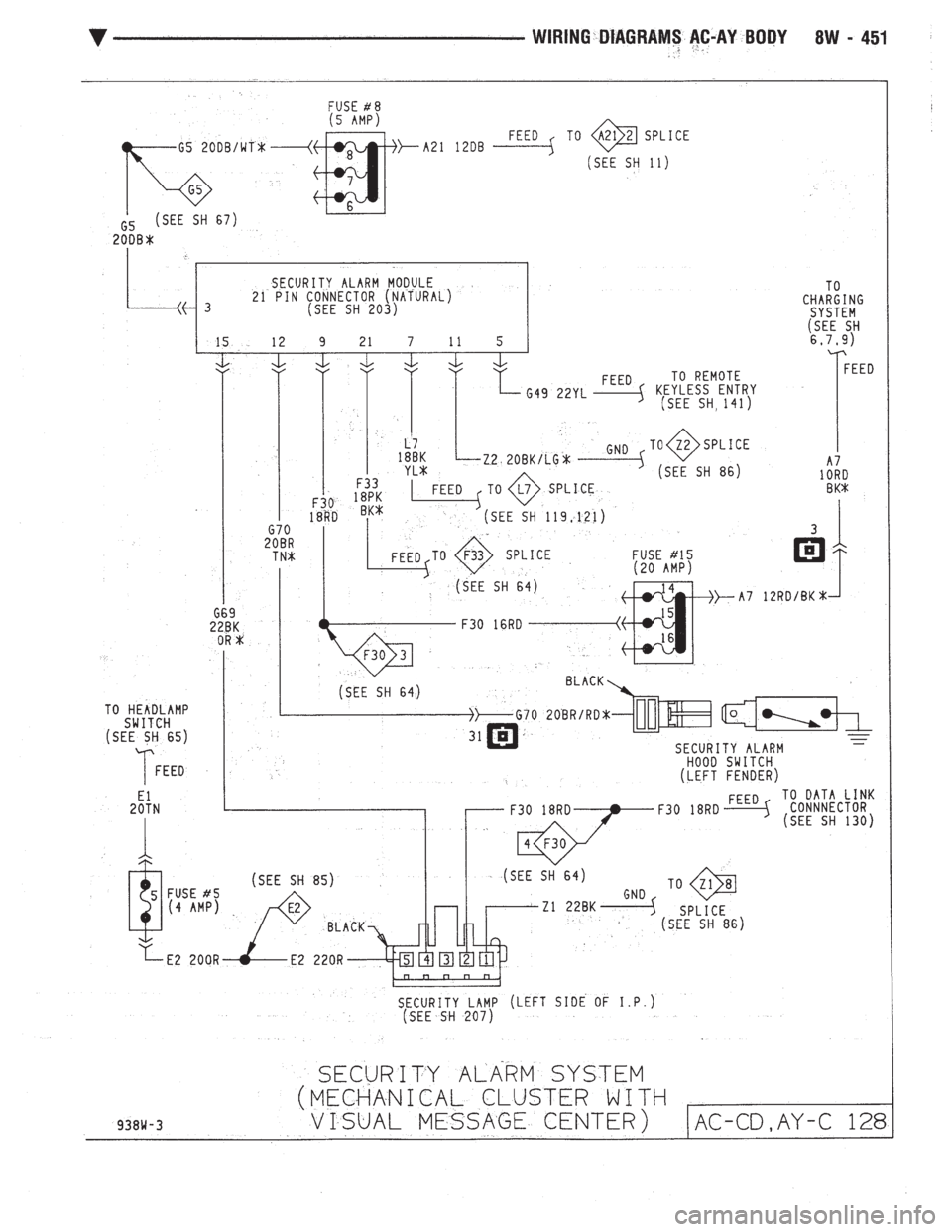 CHEVROLET DYNASTY 1993  Service Manual 