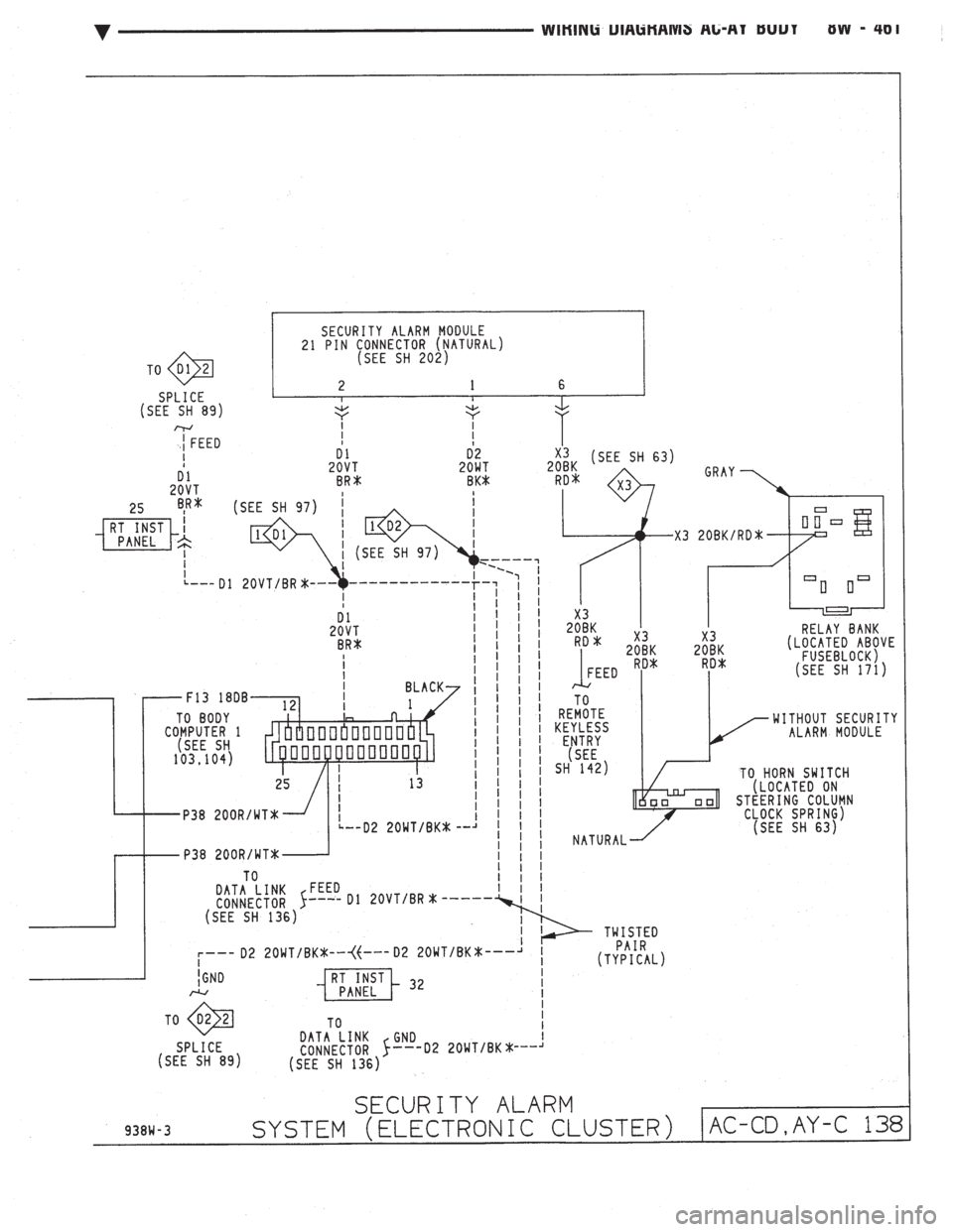 CHEVROLET DYNASTY 1993  Service Manual 