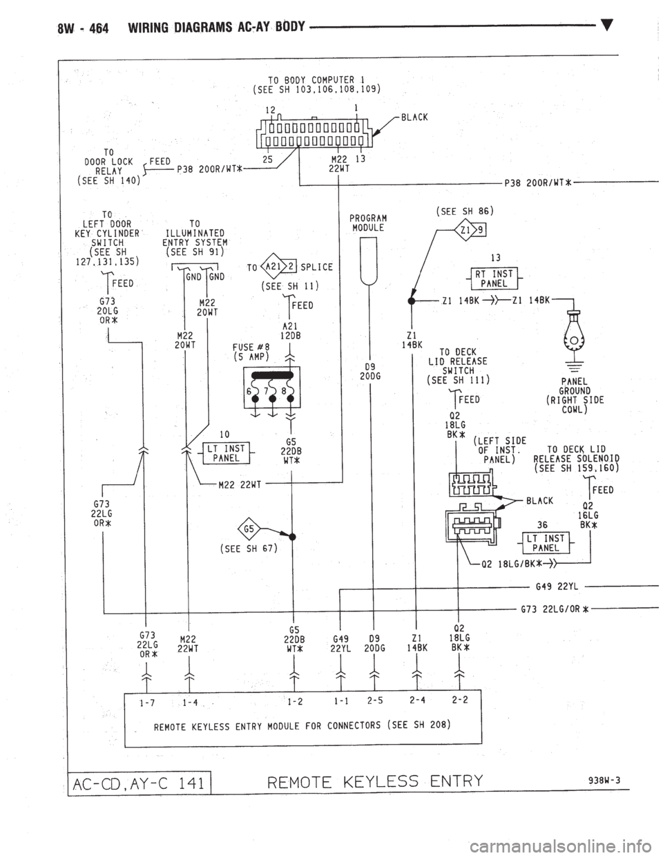 CHEVROLET DYNASTY 1993  Service Manual 