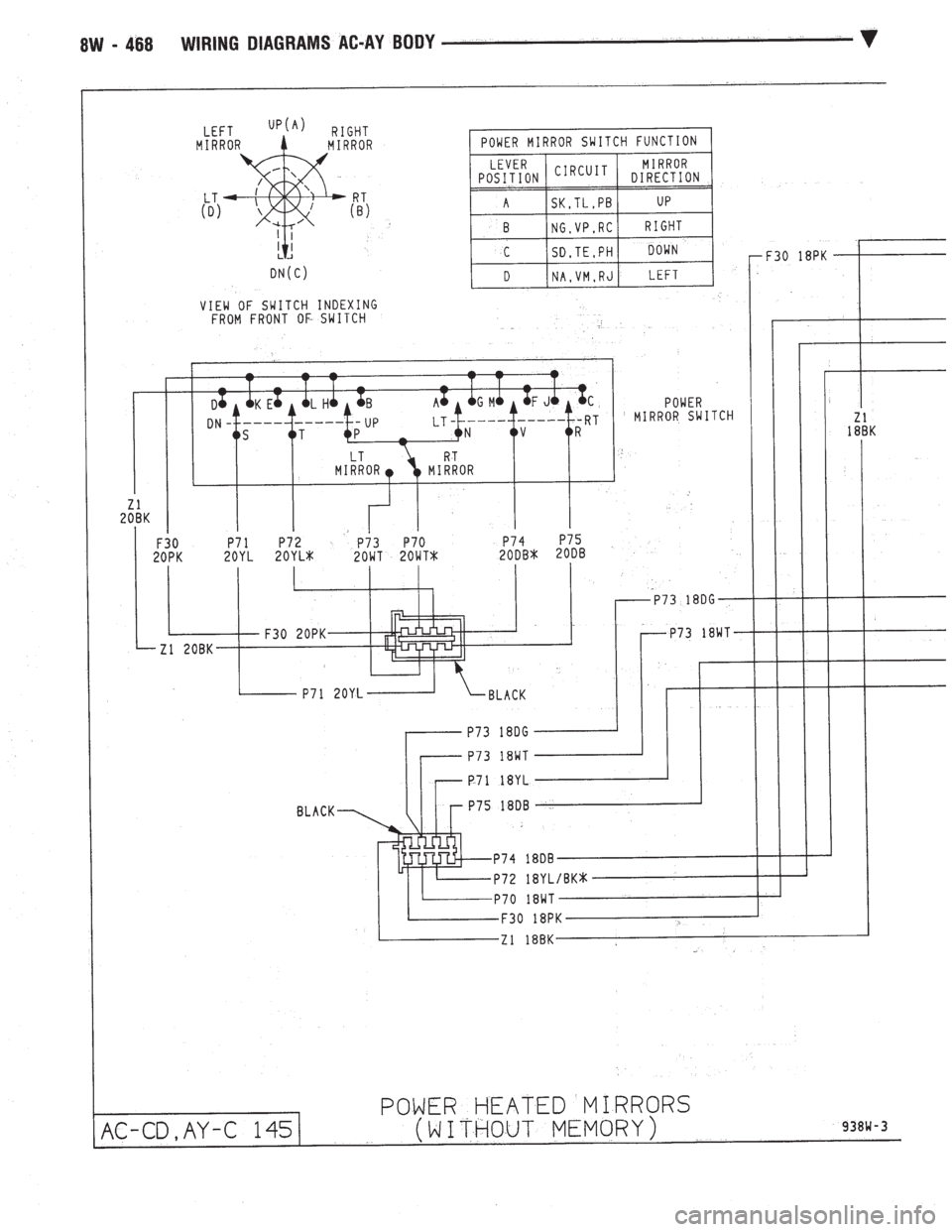 CHEVROLET DYNASTY 1993  Service Manual 