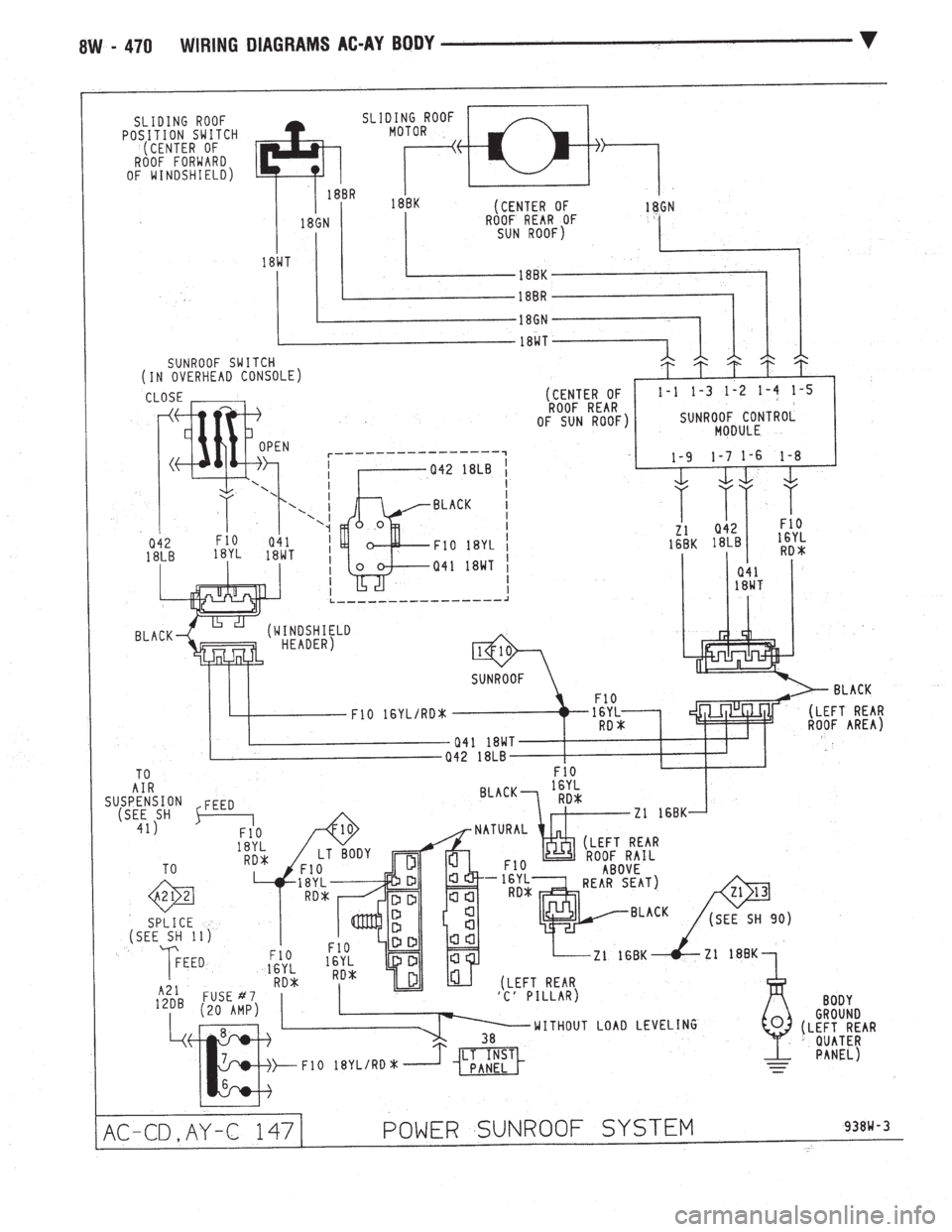 CHEVROLET DYNASTY 1993  Service Manual 