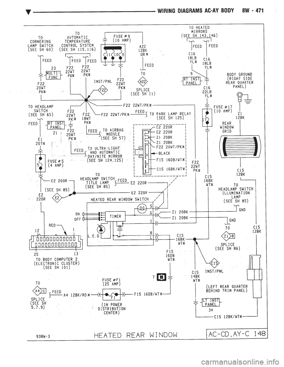 CHEVROLET DYNASTY 1993  Service Manual 