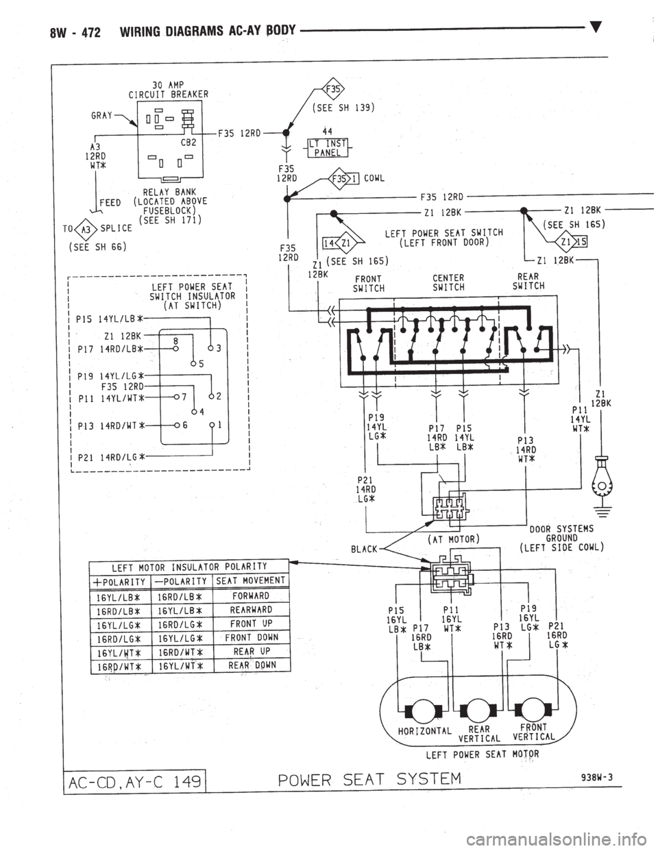 CHEVROLET DYNASTY 1993  Service Manual 