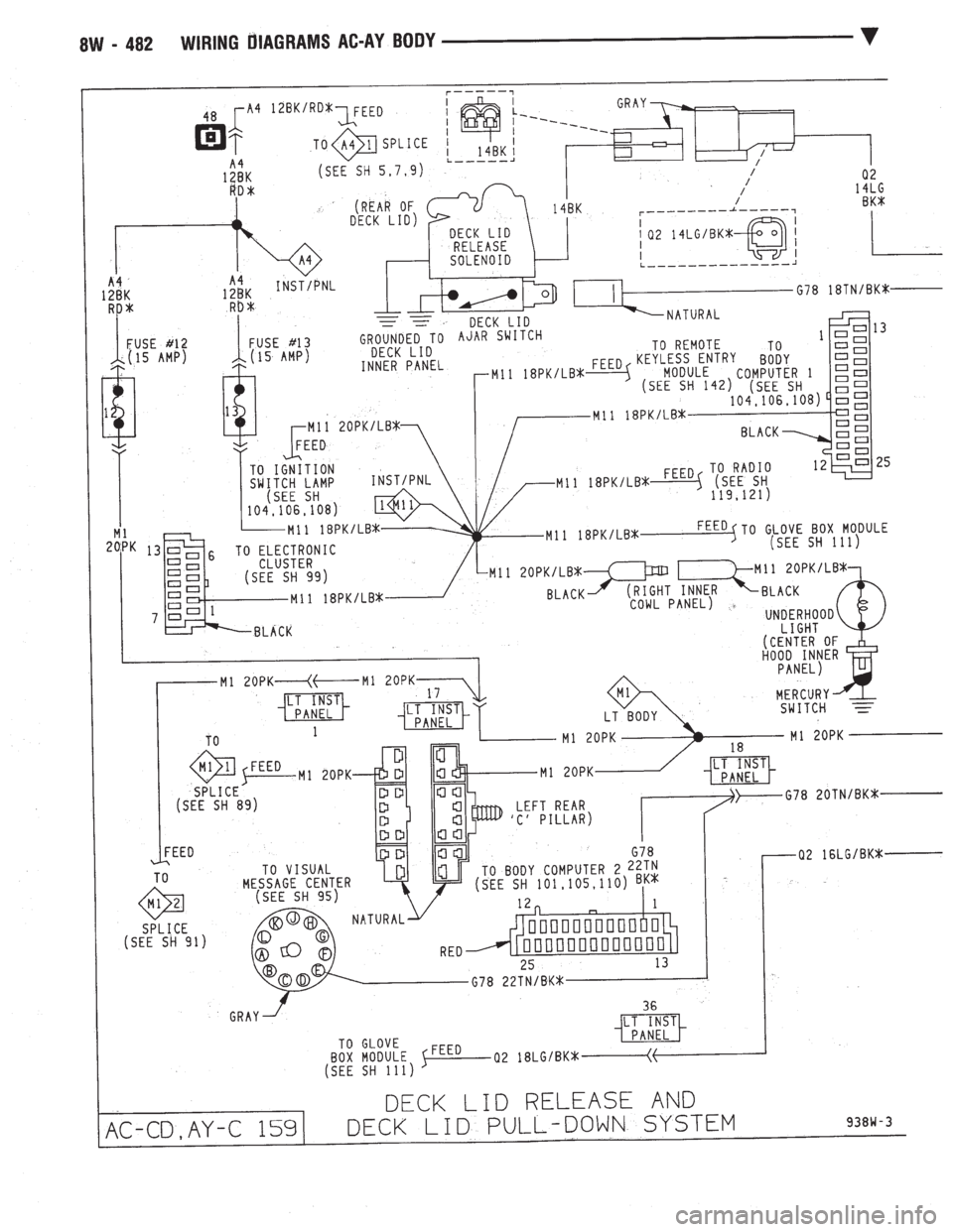 CHEVROLET DYNASTY 1993  Service Manual 