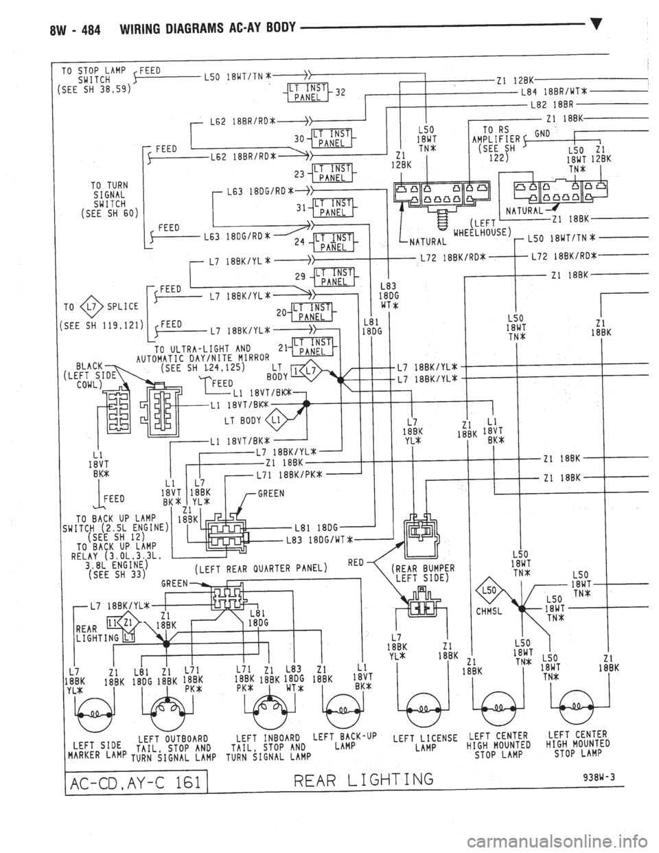 CHEVROLET DYNASTY 1993  Service Manual 