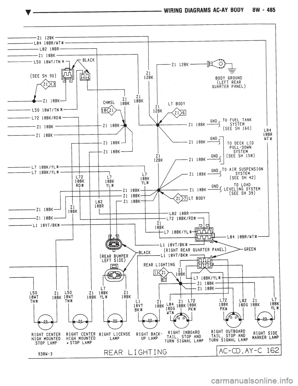 CHEVROLET DYNASTY 1993  Service Manual 