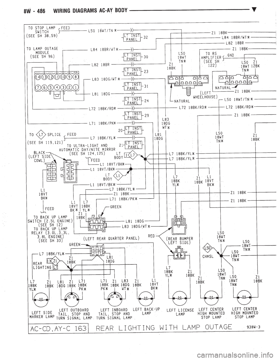 CHEVROLET DYNASTY 1993  Service Manual 