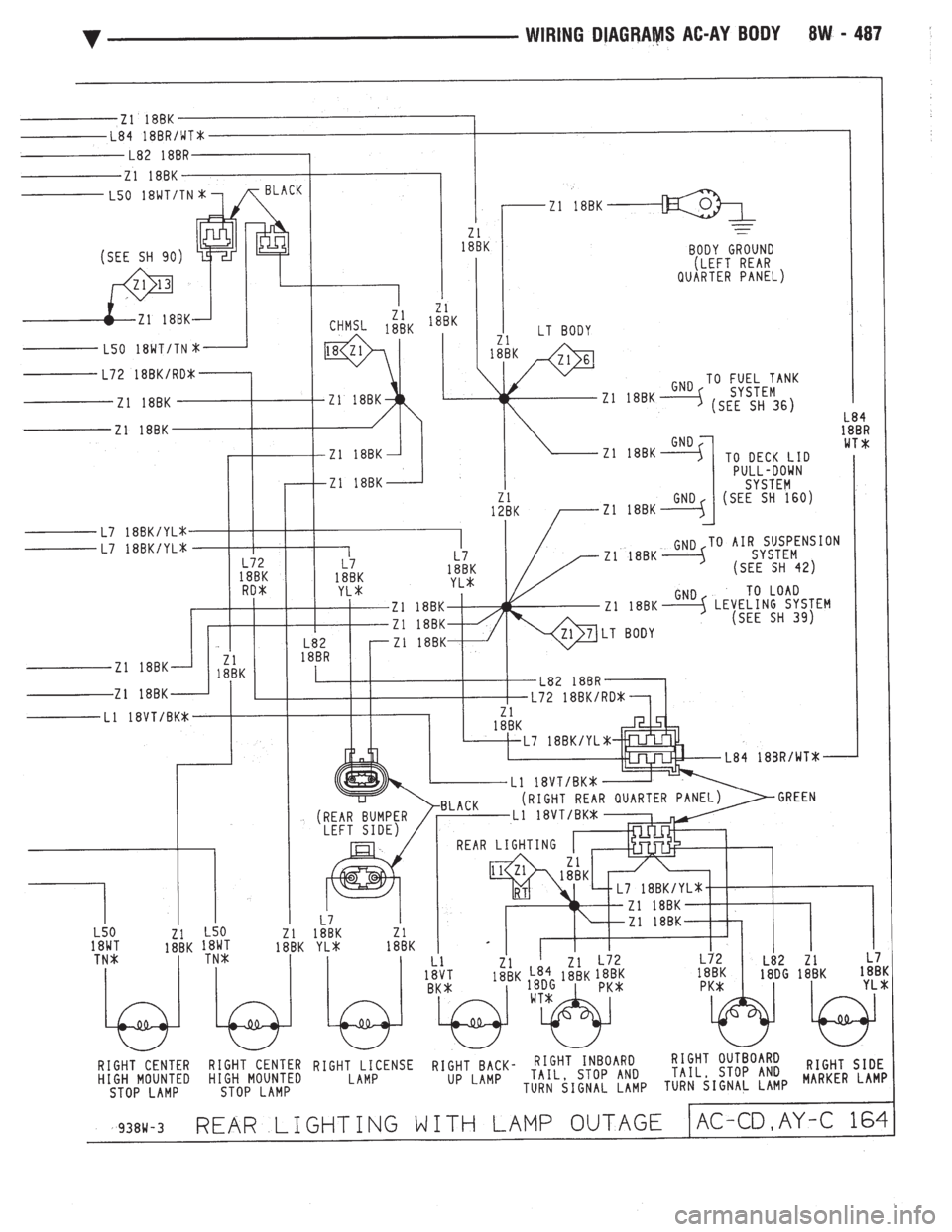 CHEVROLET DYNASTY 1993  Service Manual 