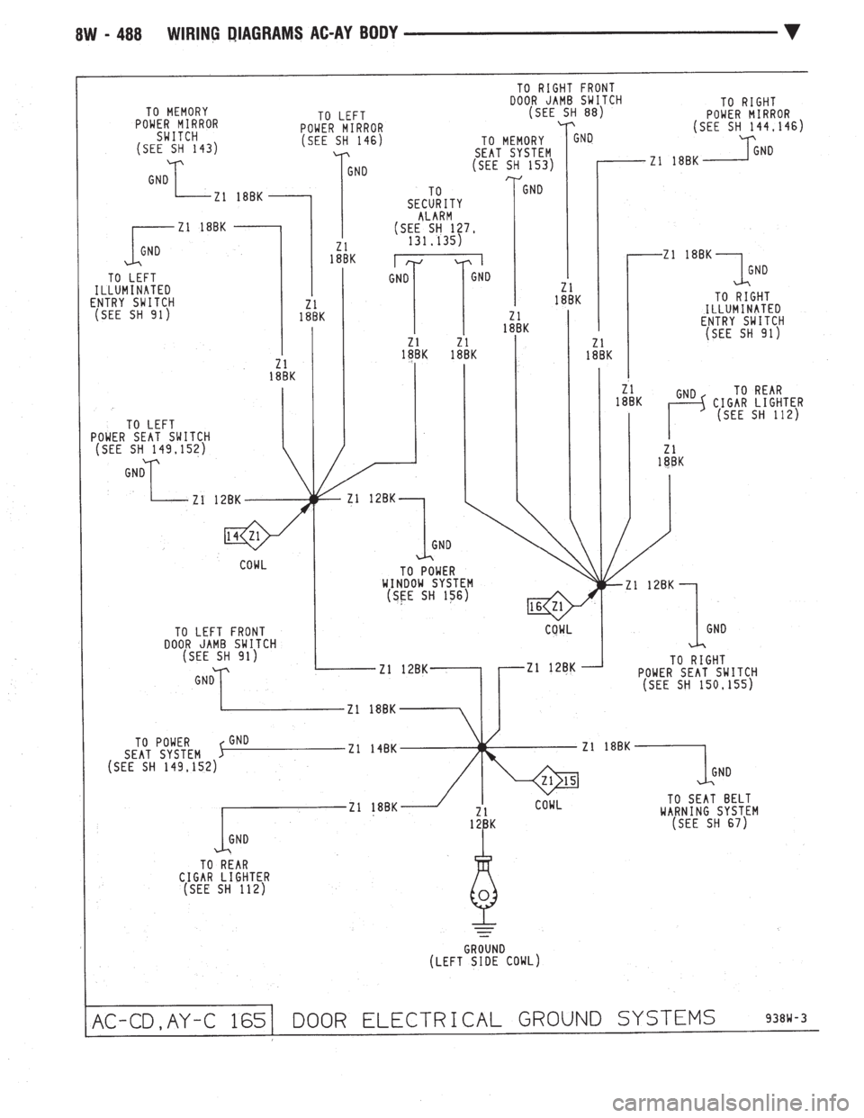 CHEVROLET DYNASTY 1993  Service Manual 