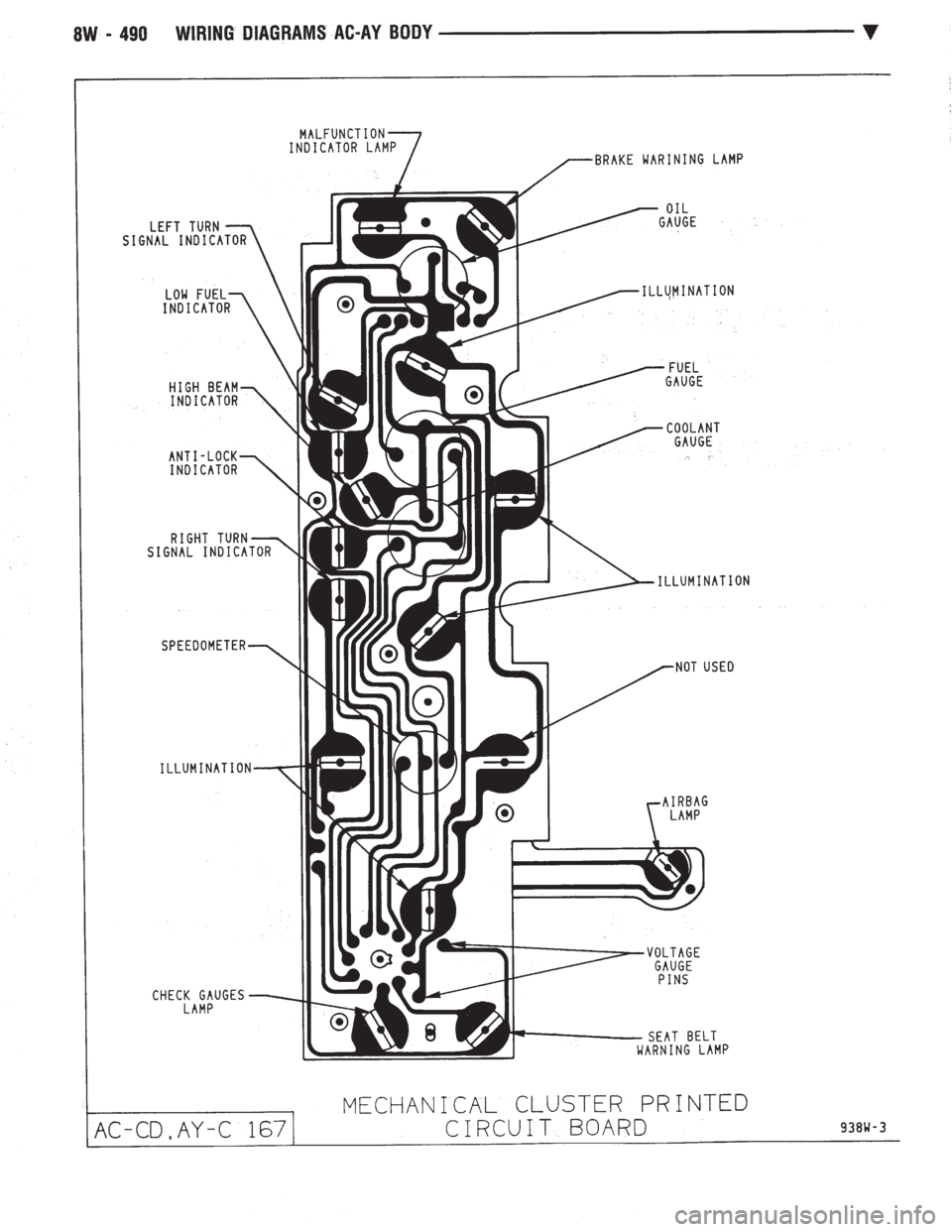 CHEVROLET DYNASTY 1993  Service Manual 