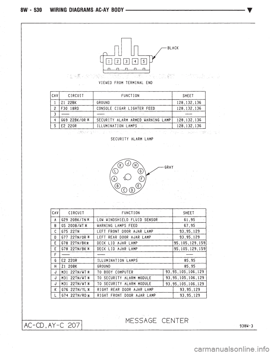 CHEVROLET DYNASTY 1993  Service Manual 
