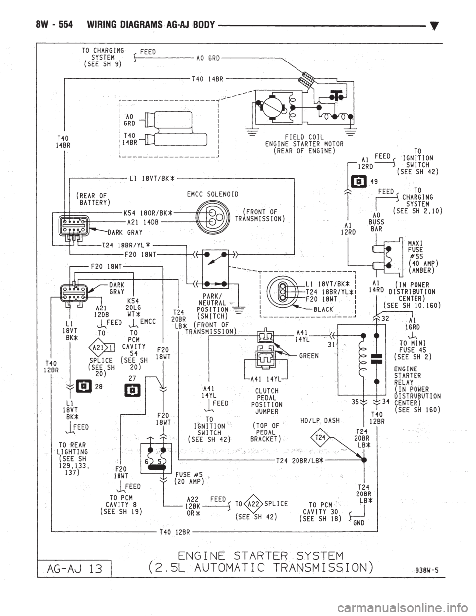 CHEVROLET DYNASTY 1993  Service Manual 