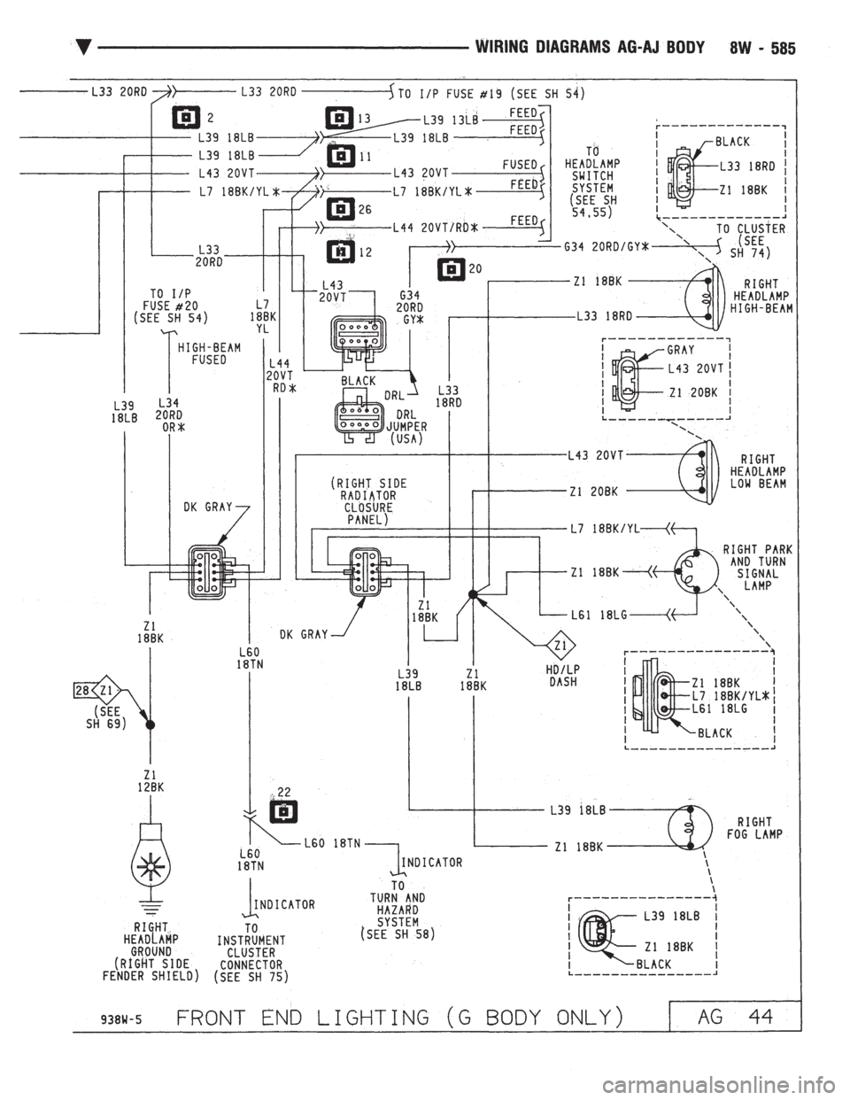 CHEVROLET DYNASTY 1993  Service Manual 