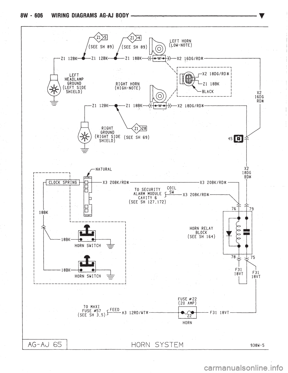 CHEVROLET DYNASTY 1993  Service Manual 