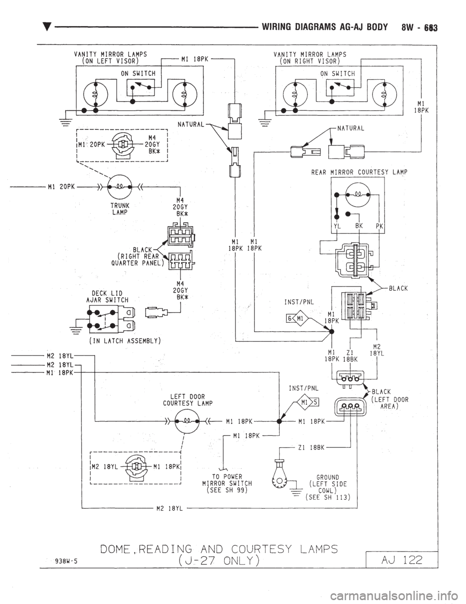CHEVROLET DYNASTY 1993  Service Manual 