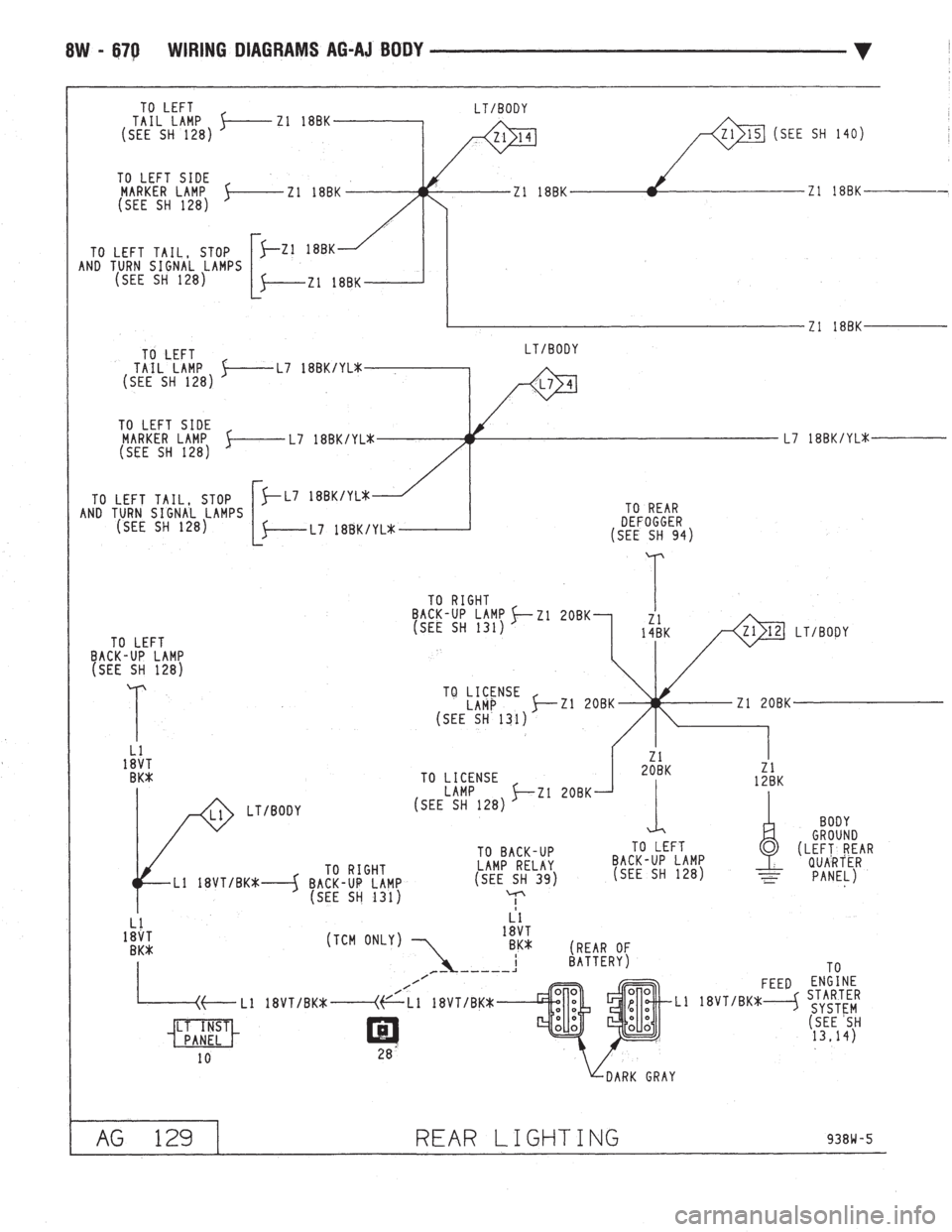 CHEVROLET DYNASTY 1993  Service Manual 
