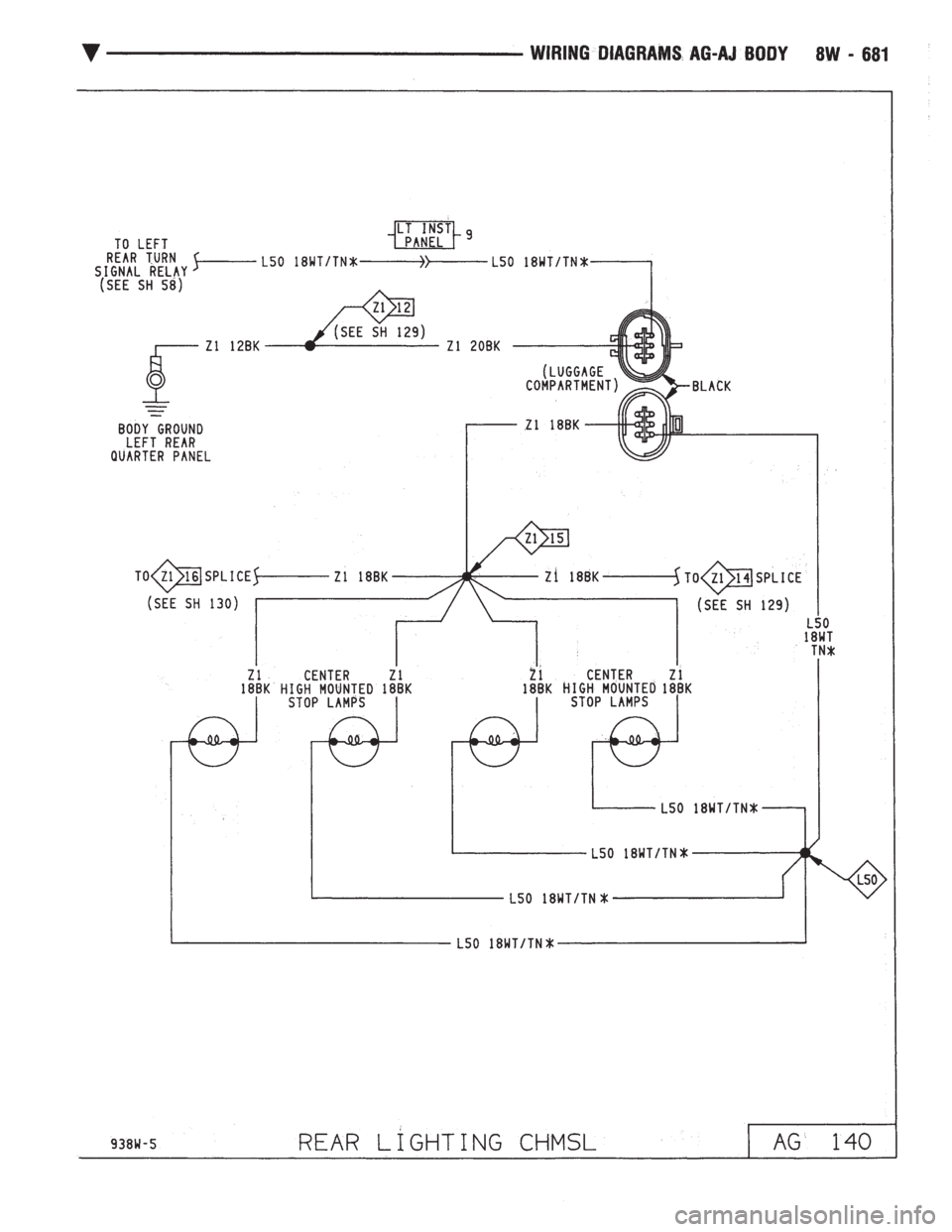CHEVROLET DYNASTY 1993  Service Manual 