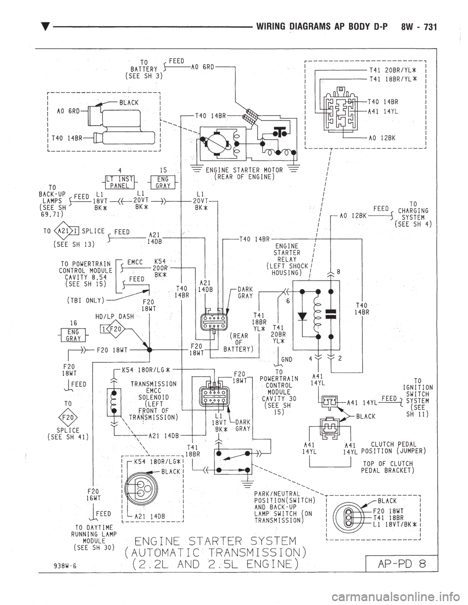 CHEVROLET DYNASTY 1993  Service Manual 