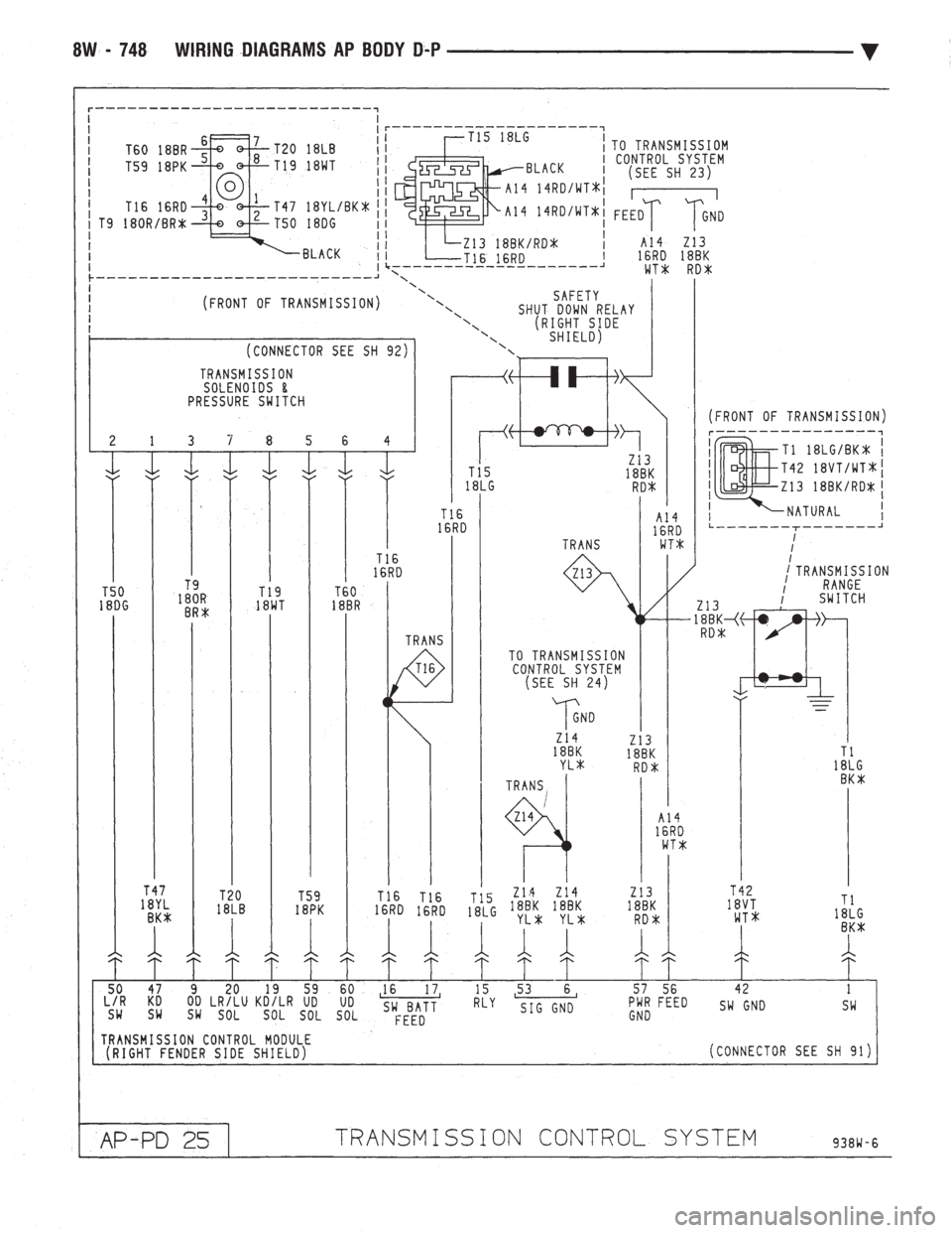CHEVROLET DYNASTY 1993  Service Manual 