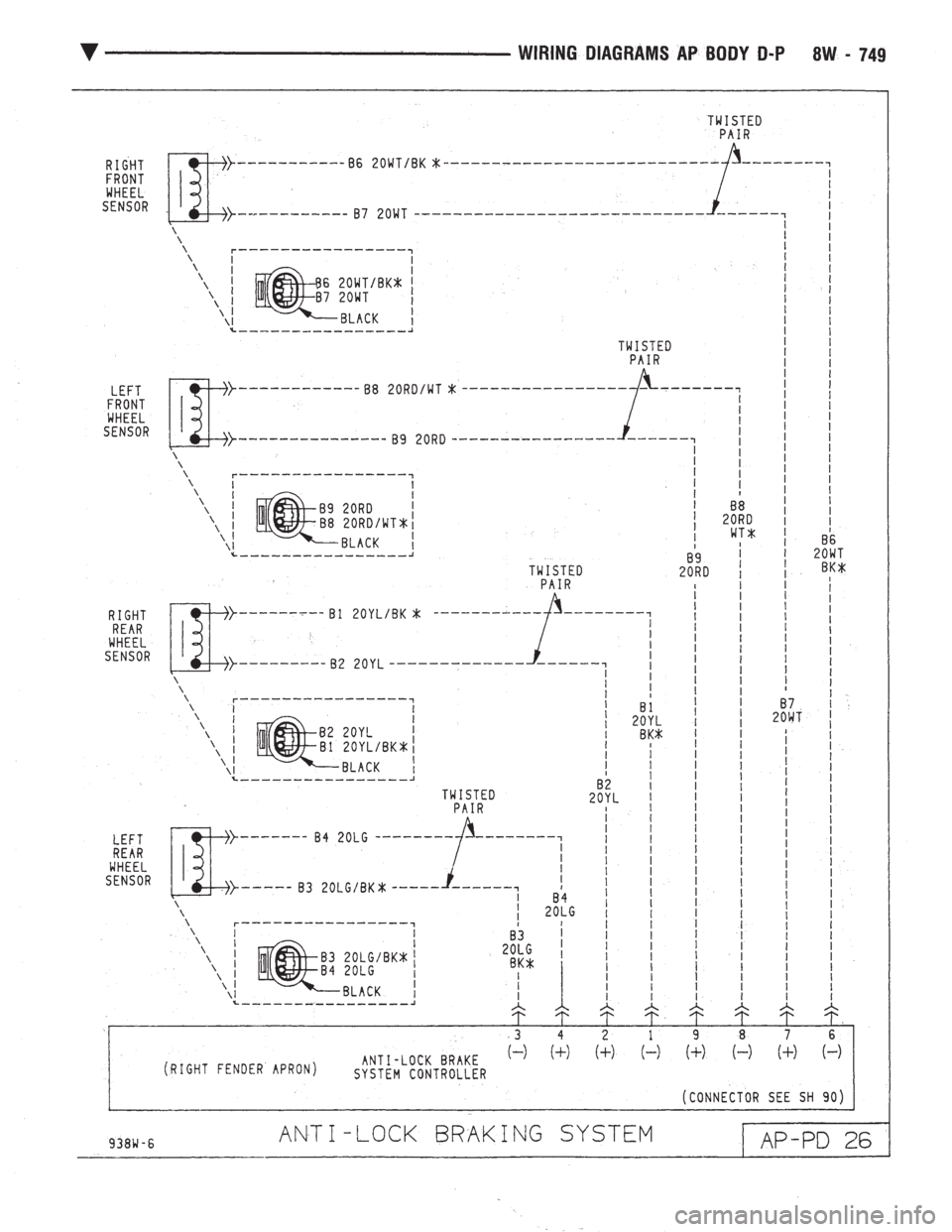 CHEVROLET DYNASTY 1993  Service Manual 