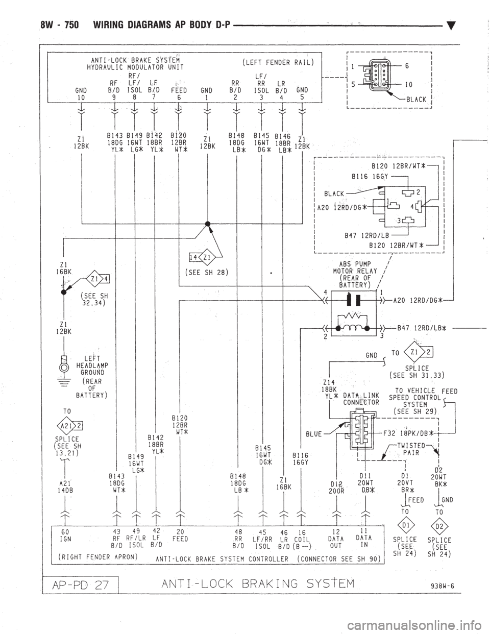 CHEVROLET DYNASTY 1993  Service Manual 