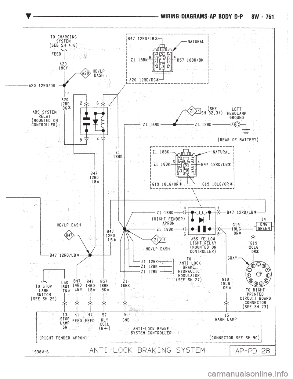 CHEVROLET DYNASTY 1993  Service Manual 