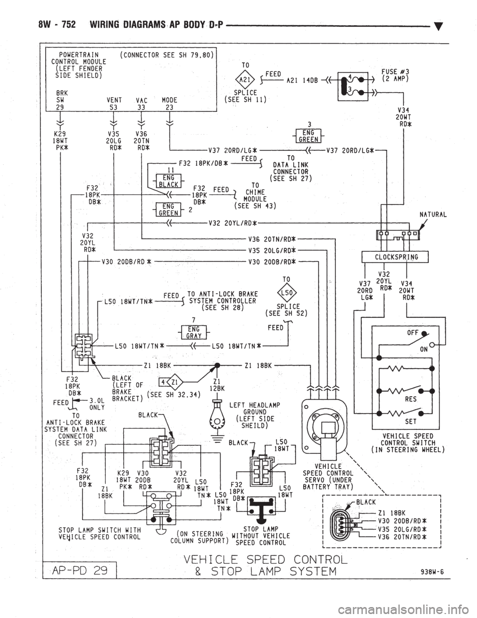 CHEVROLET DYNASTY 1993  Service Manual 
