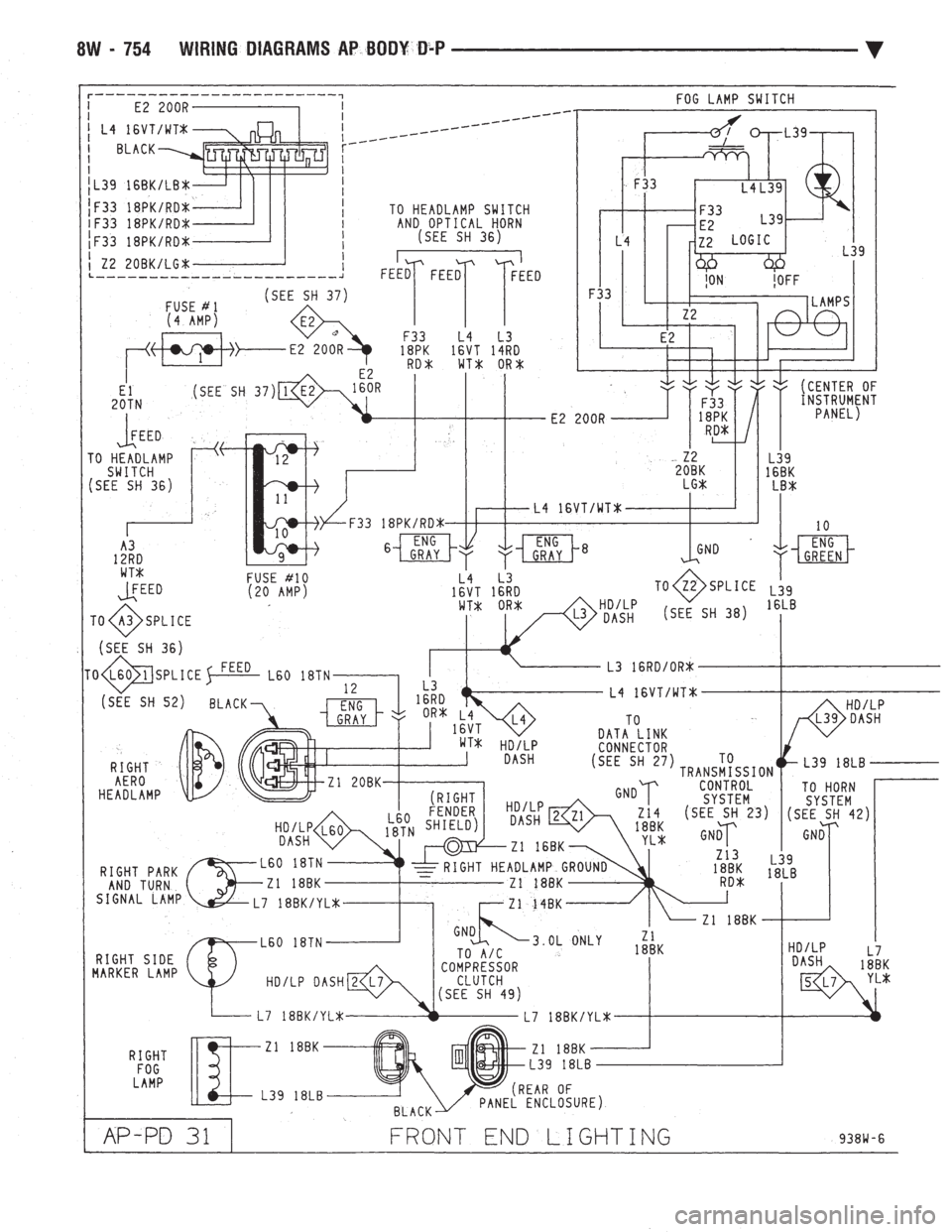 CHEVROLET DYNASTY 1993  Service Manual 