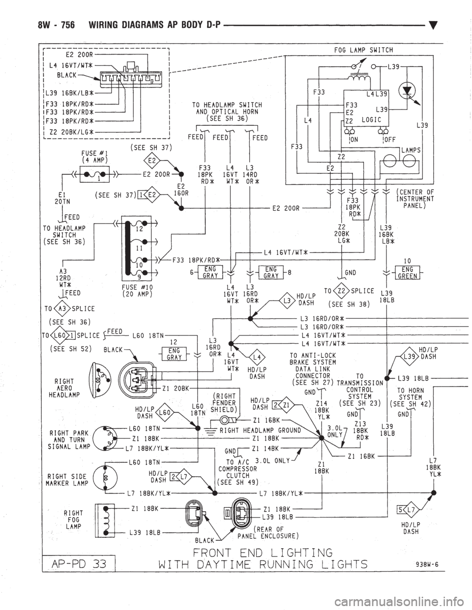 CHEVROLET DYNASTY 1993  Service Manual 