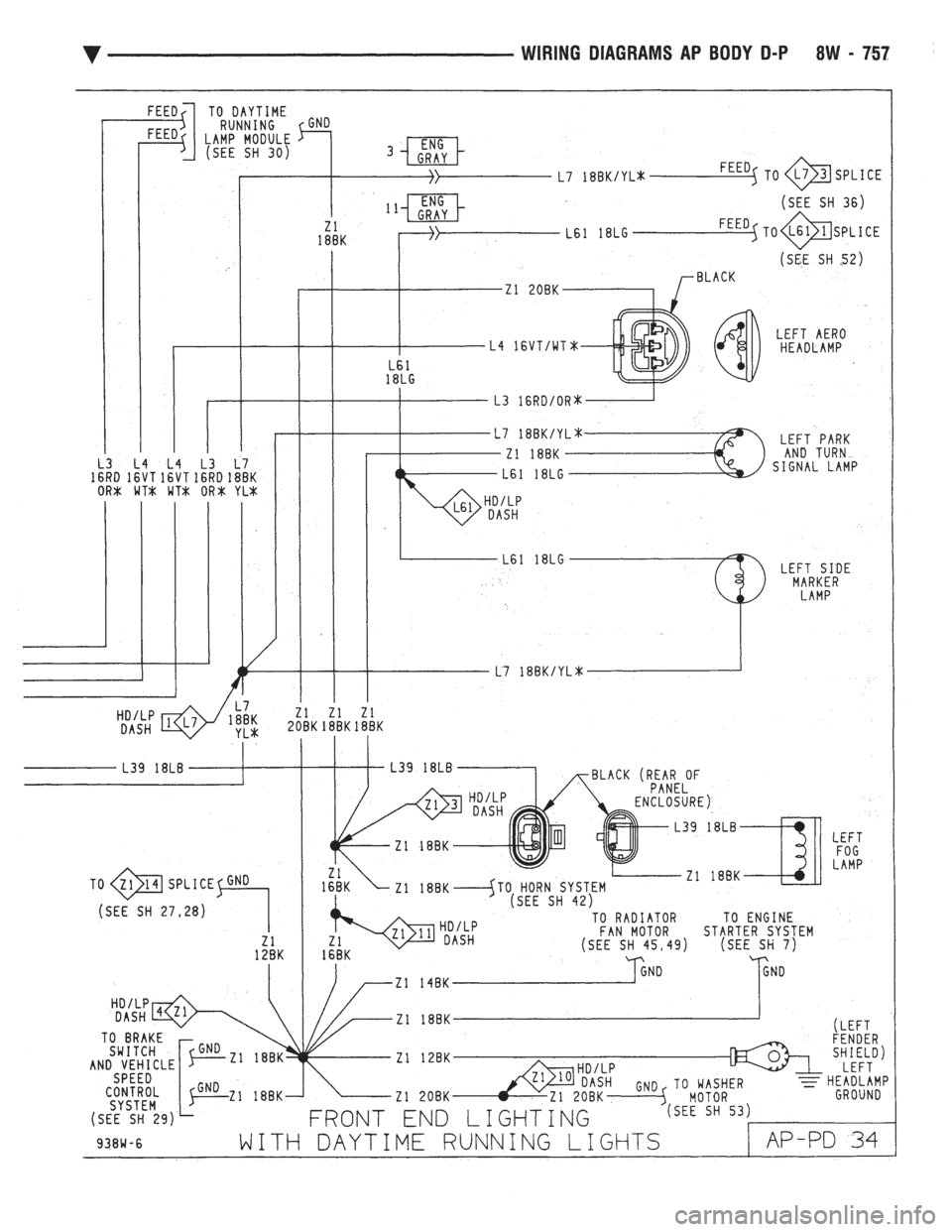 CHEVROLET DYNASTY 1993  Service Manual 