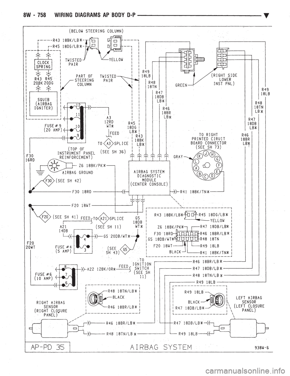 CHEVROLET DYNASTY 1993  Service Manual 