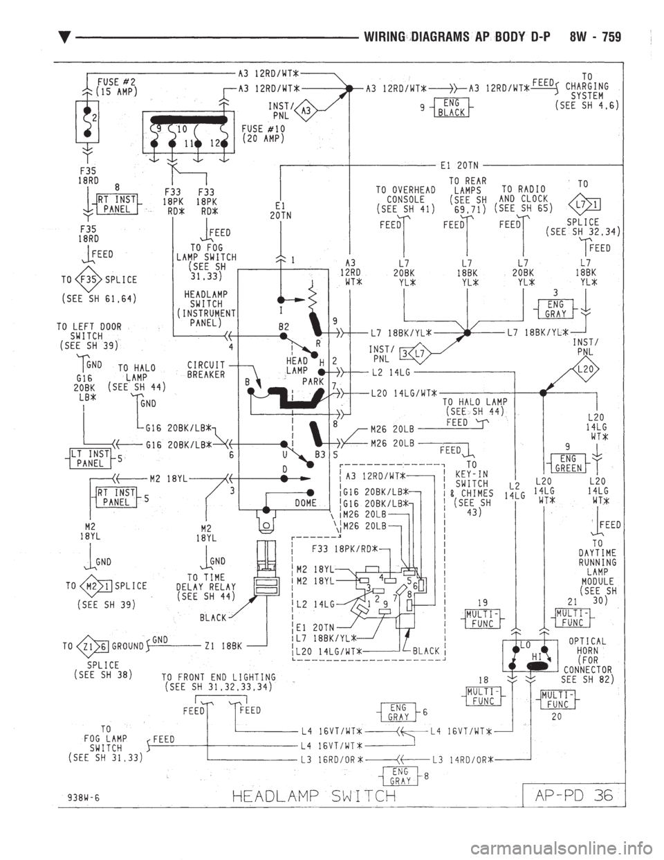 CHEVROLET DYNASTY 1993  Service Manual 