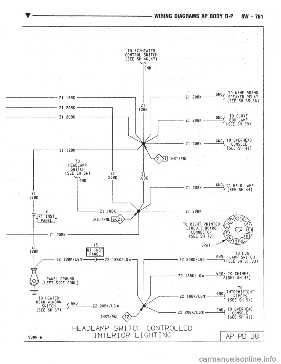 CHEVROLET DYNASTY 1993  Service Manual 
