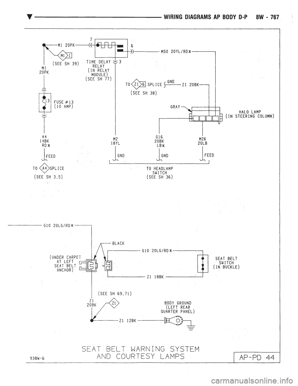 CHEVROLET DYNASTY 1993  Service Manual 