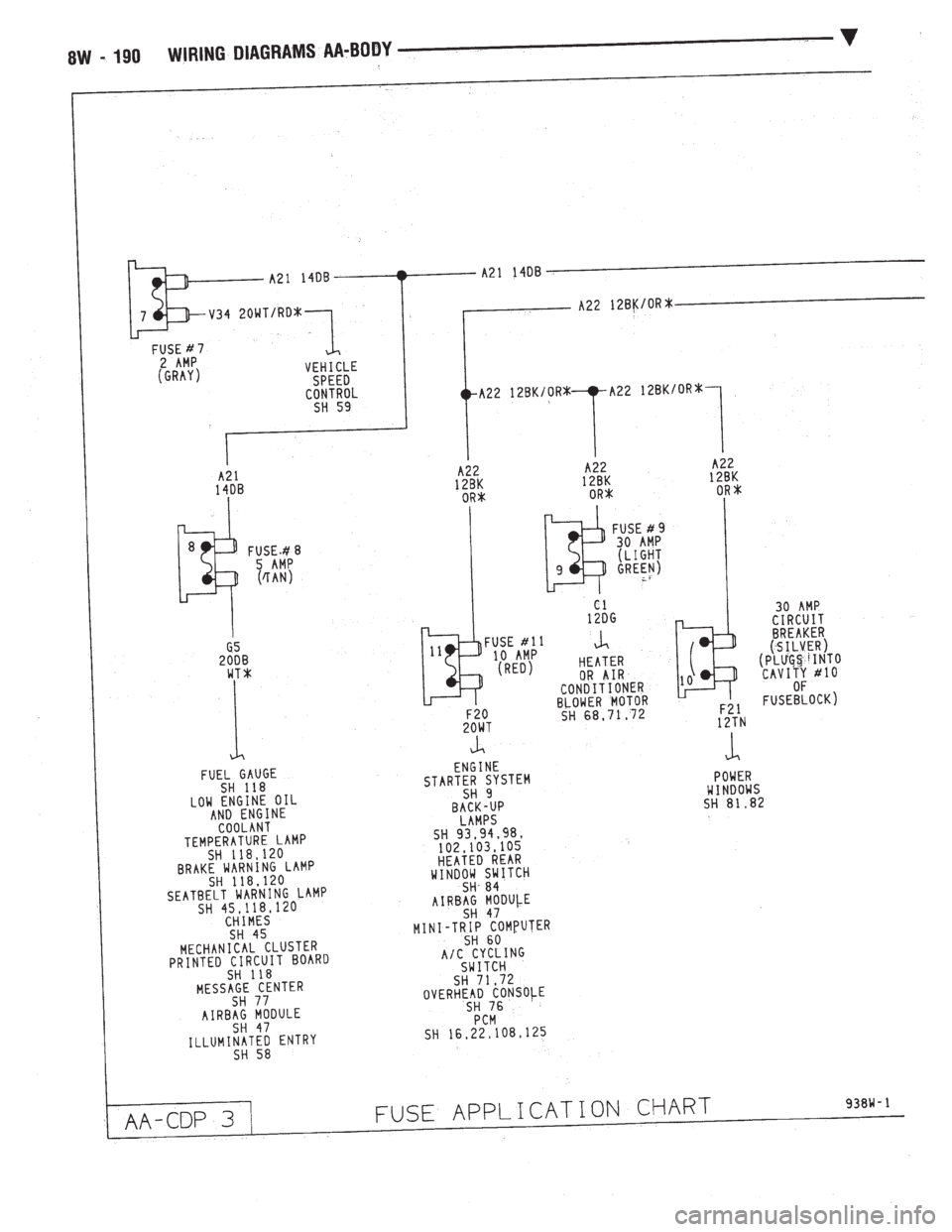 CHEVROLET DYNASTY 1993  Service Manual 