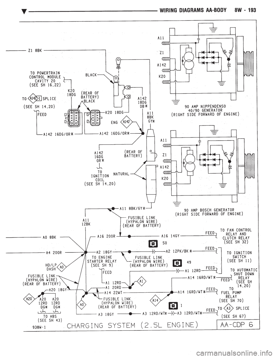 CHEVROLET DYNASTY 1993  Service Manual 
