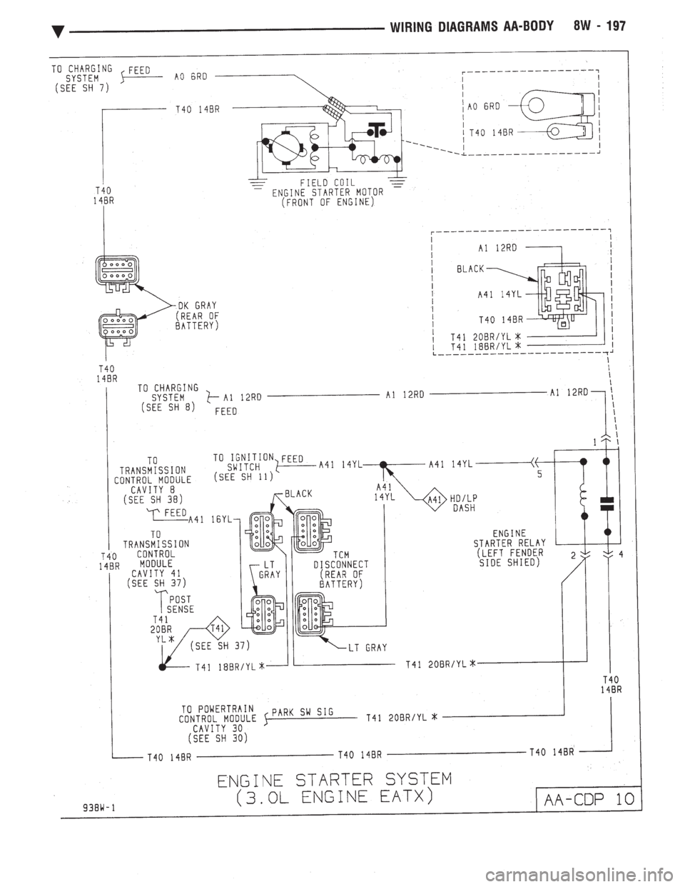 CHEVROLET DYNASTY 1993  Service Manual 