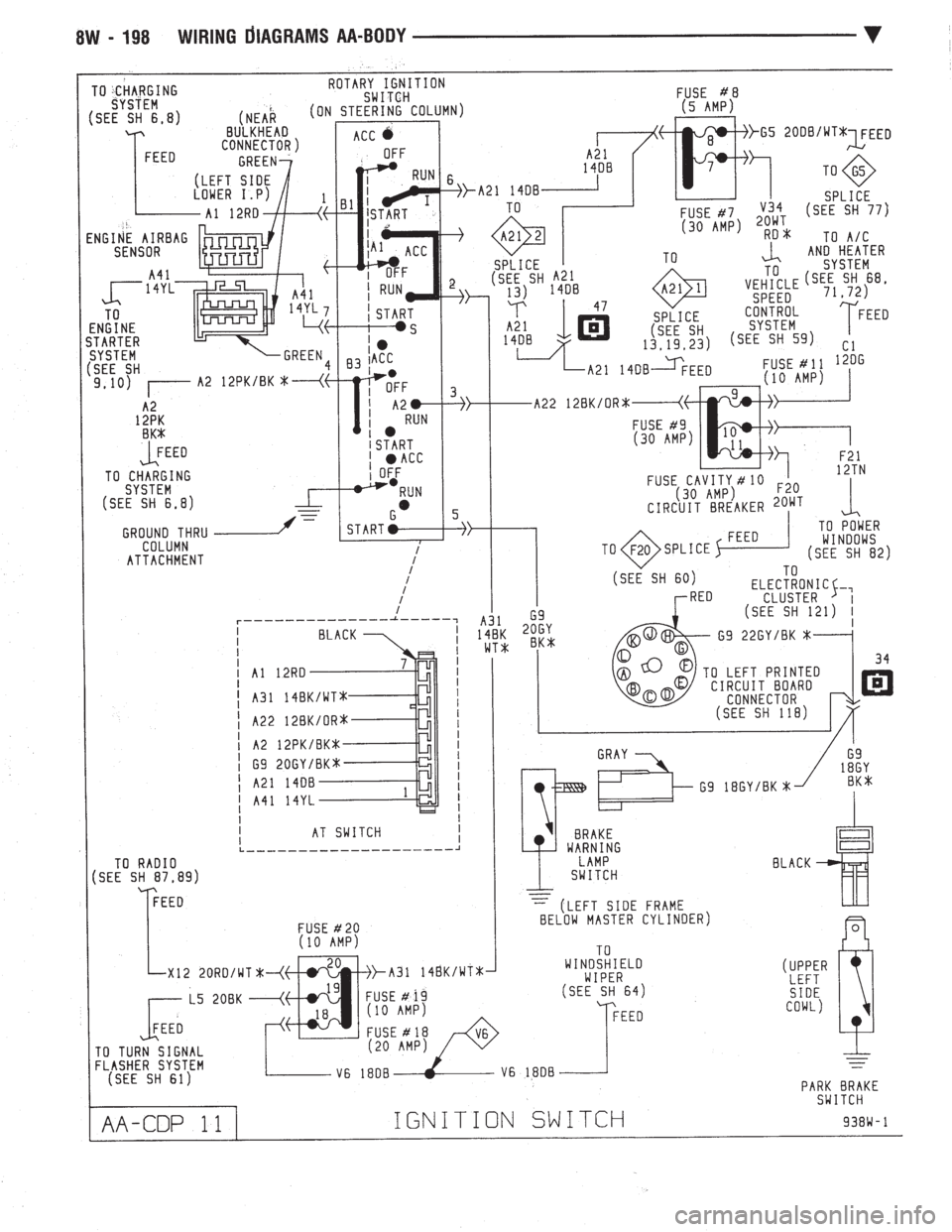 CHEVROLET DYNASTY 1993  Service Manual 