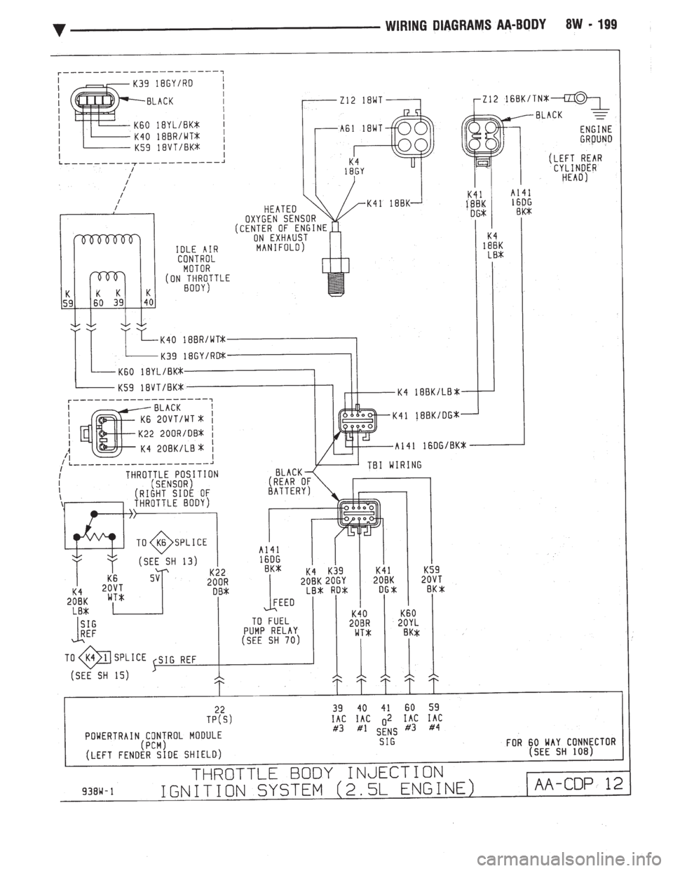 CHEVROLET DYNASTY 1993  Service Manual 