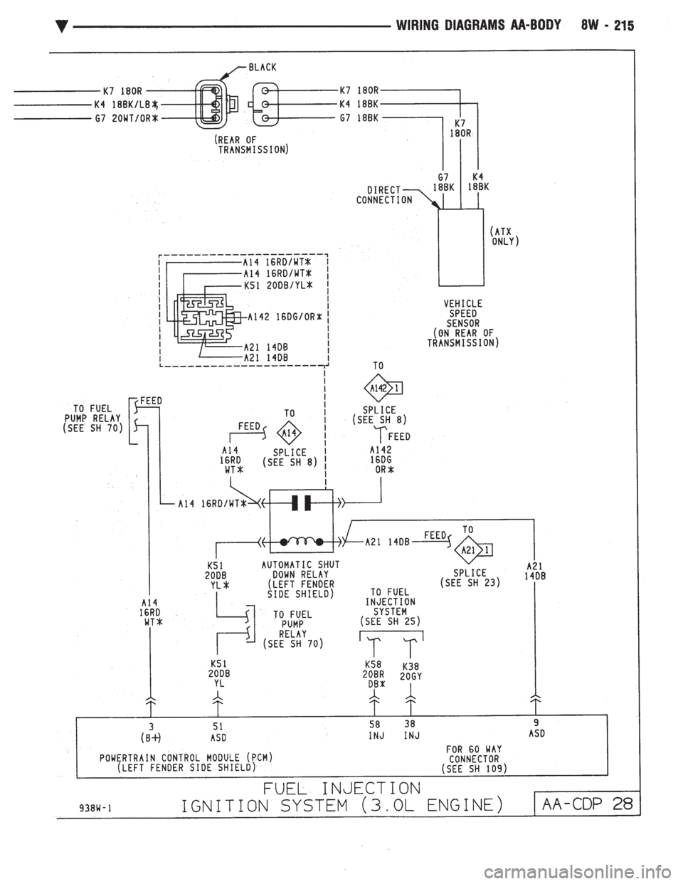 CHEVROLET DYNASTY 1993  Service Manual 