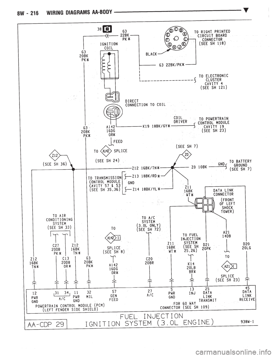 CHEVROLET DYNASTY 1993  Service Manual 