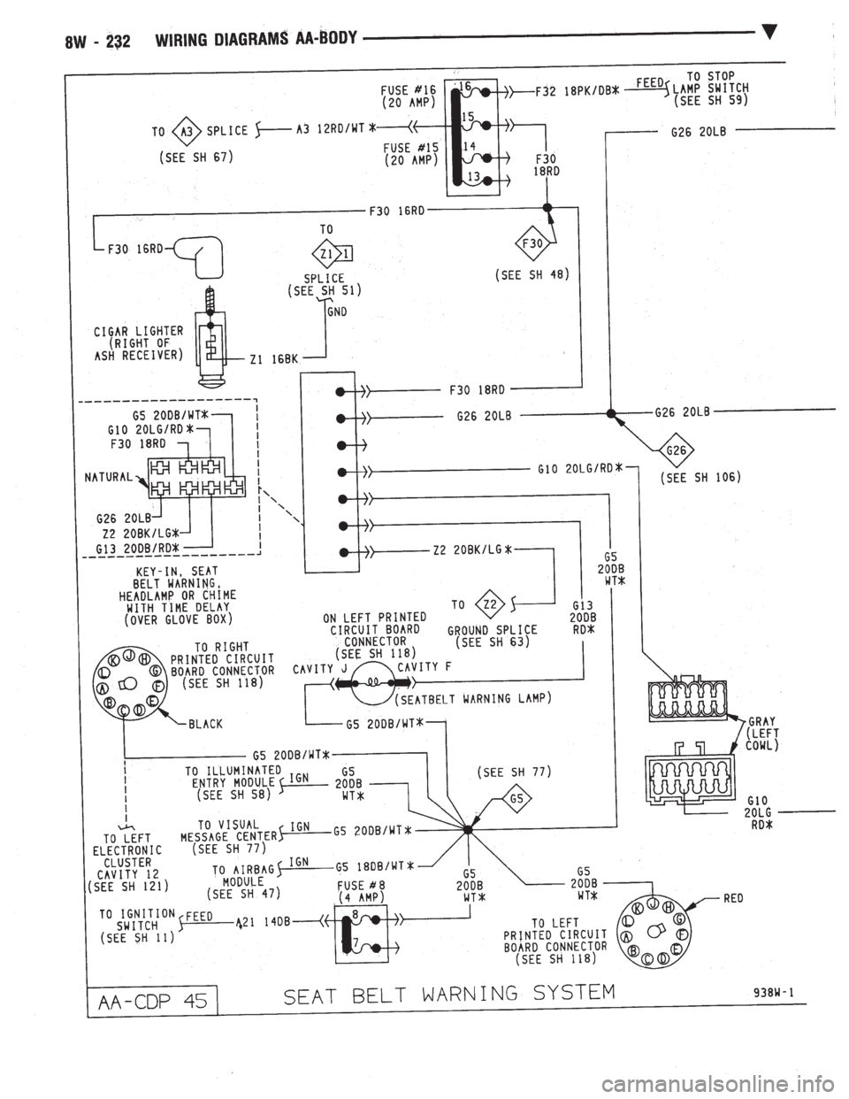 CHEVROLET DYNASTY 1993  Service Manual 