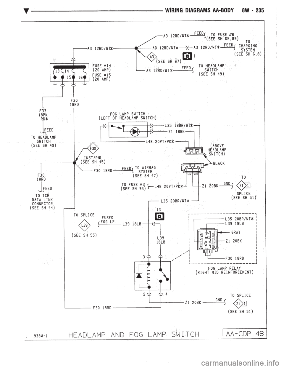 CHEVROLET DYNASTY 1993  Service Manual 