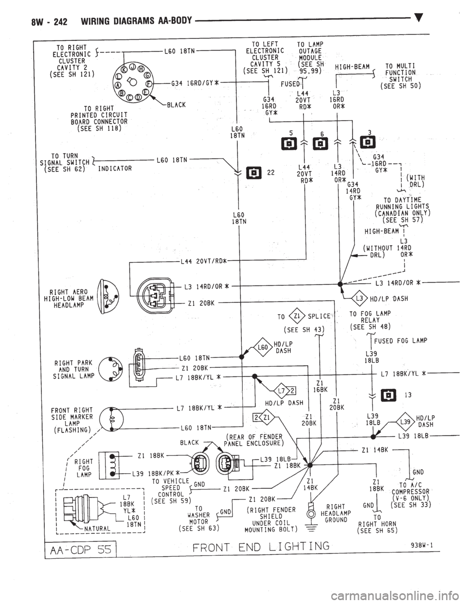 CHEVROLET DYNASTY 1993  Service Manual 